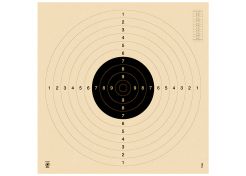 Pistol 25/50 m and smallbore rifle 100 m target 3100N 55x55 (numbered)