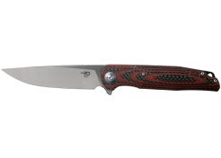 Zakmes Bestech Ascot Black / Red Carbon Fiber