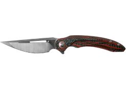 Zakmes Bestech Irida Black / Red Carbon Fiber