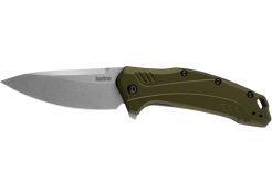 Pocket Knife Kershaw Link Stonewashed Olive