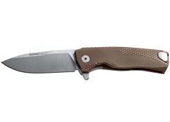 Pocket Knife Lionsteel ROK Titanium Bronze