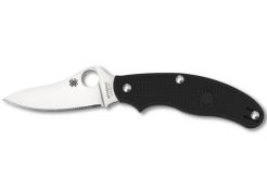 Pocket Knife Spyderco UK Penknife Black Drop Point