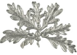 Shield Decoration Fritzmann Oak Leaf 8x5 cm