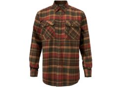 Shirt Pinewood Prestwick Exclusive Dark Green/Terracotta