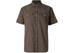 Overhemd Pinewood Safari S/S  Dark Olive