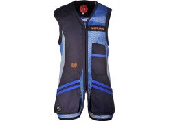 Shooting Vest Castellani Sport Rio Blue / Grey