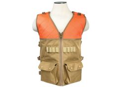 Shooting Vest NcStar Blaze Orange & Tan