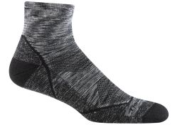 Socks Darn Tough Light Hiker 1/4 Lightweight Cushion Space Gray