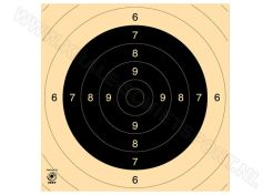 Kruger Sport- / Vrijpistool en klein kaliber geweer schijf 100 m insteek 3130N (genummerd)