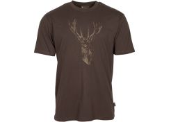 T-shirt Pinewood Red Deer Suede Brown