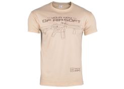 T-Shirt Specna Arms Your Way of Airsoft 02 Tan