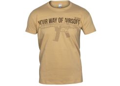 T-Shirt Specna Arms Your Way of Airsoft 04 Tan