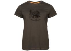 T-Shirt Pinewood Wild Boar Ladies Suede Brown