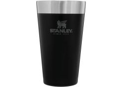 Thermos Cup The Stacking Beer Pint 0.47 L - Matte Black Pebble