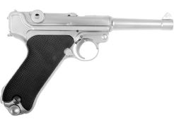 WE Luger P08 Silver