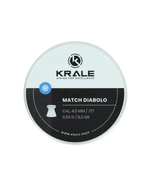 Luchtdrukkogeltjes Krale Match 4.5 mm 8.2 grain