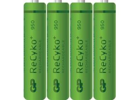 Batteries GP ReCyko Ni-MH Rechargeable AAA 950 mAh