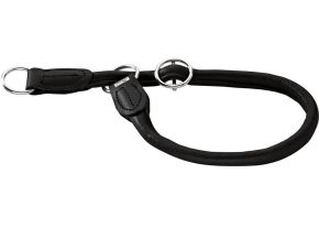 Halsband Hunter Round & Soft Elk Black