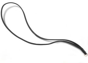 Dog Whistle Cord Acme Leather Luxe Black