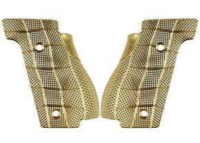 Grip panels LOK Grips Walther Q-series SF GridLOK Brass