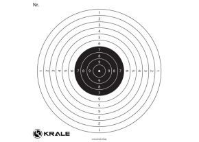 Recreational Target Krale 1 Bullseye 17x17