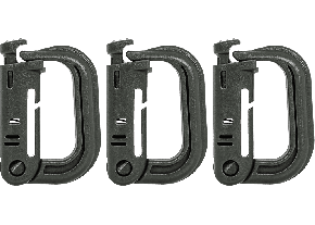 Tacstack MOLLE D-Ring Grimlock 3-Pack