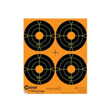 Orange Peel Caldwell bullseye targets 12.7x12.7 4"