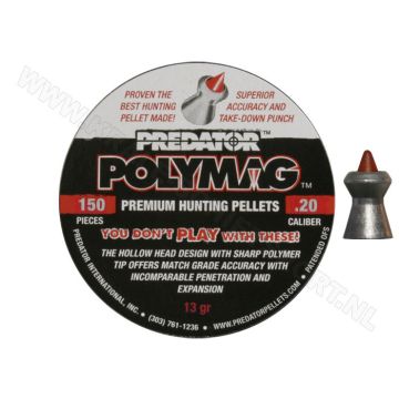 Airgun Pellets Predator Polymag 5.05 mm 13 grain
