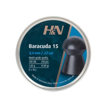 Airgun Pellets H&N Baracuda 15 5.5 mm 15.89 grain