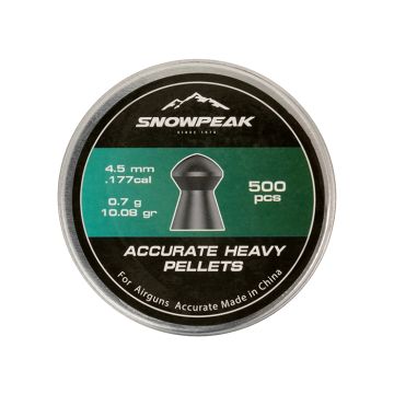 Luchtdrukkogeltjes Snowpeak Accurate Heavy 4.5 mm 10.08 grain