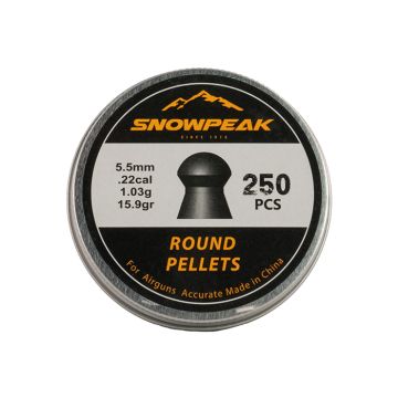 Airgun Pellets Snowpeak Round 5.5 mm 15.9 grain