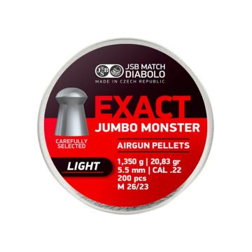 Airgun Pellets JSB Exact Jumbo Monster Light 5.52 mm 20.83 grain
