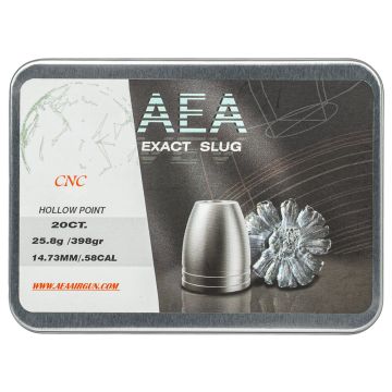 Airgun Slugs AEA Exact CNC 14.73 mm 398 grain (.58)