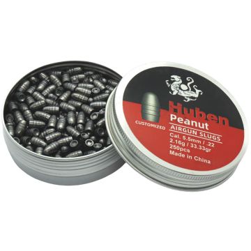 Airgun Slugs Huben Peanut 5.5 mm 33.33 grain (.22)