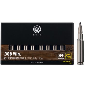 Kogelpatronen RWS .308 Win Speed Tip Professional Short Rifle 165 grain