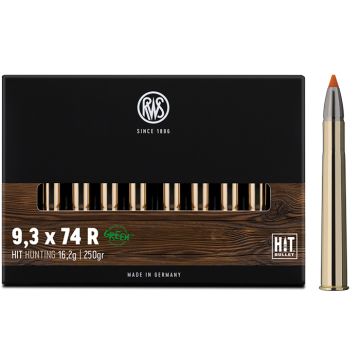 Kogelpatronen RWS 9.3x74R HIT 250 grain