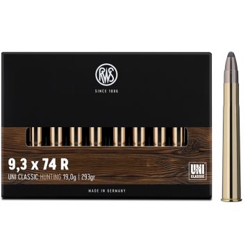 Kogelpatronen RWS 9.3x74R UNI Classic 293 grain