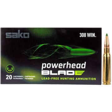 Kogelpatronen Sako Powerhead Blade .308 Win SP 150 grain