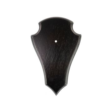 Antler shield Fritzmann with double jaw compartment 22x13 cm dark