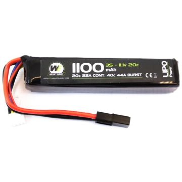 Batterij Nuprol LiPo 11.1v 1100mAh Stick