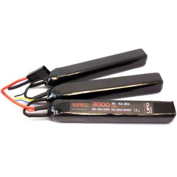 Batterij Nuprol LiPo 11.1v 3000mAh Nunchuck