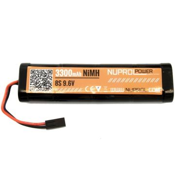 Batterij Nuprol NiMH 9.6v 3300mAh Large