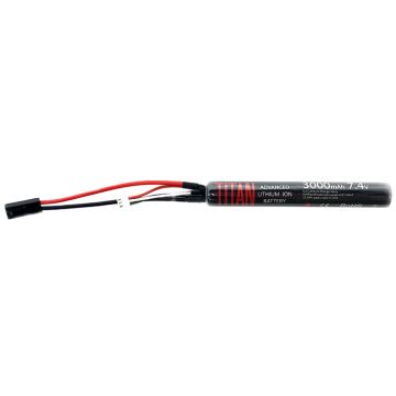 Batterij Titan Li-ion 7.4V 3000mAh Stick Mini-Tamiya