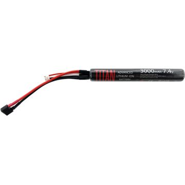 Batterij Titan Li-ion 7.4V 3000mAh Stick T-Plug Deans
