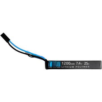 Batterij Titan LiPo 7.4V 1200mAh Stick Mini-Tamiya