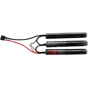 Batterij Titan Li-ion 11.1V 6000mAh Nunchuck T-Plug Deans