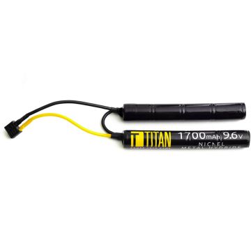 Battery Titan Ni-Mh 9.6V 1700mAh Nunchuck T-Plug Deans