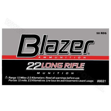Kogelpatronen CCI Blazer .22 LR RN 40 Grain