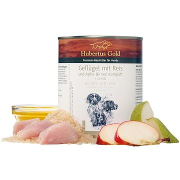 Canned Food Hubertus Gold Menu Poultry/Rice
