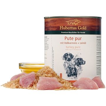 Canned Food Hubertus Gold Menu Turkey/Rice